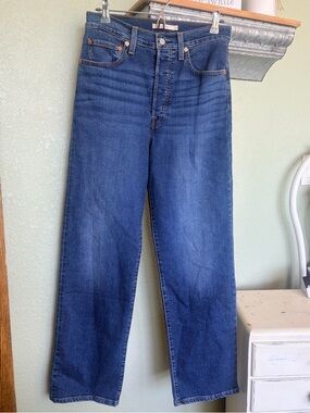 💙Levi’s💙High-Rise Ribcage Straight Jeans